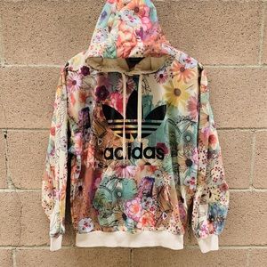 Adidas Floral Hoodie